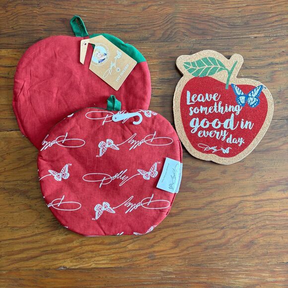 Dolly Parton Ultimate Set Red Apple Kitchen Tools Cooking Dining SOLD OUT DR2 - Picture 5 of 5